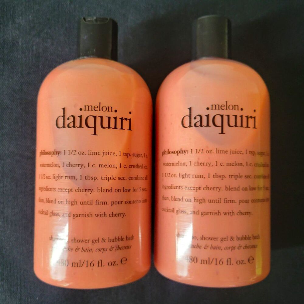 Philosophy Melon Daiquiri 3-in-1 Shower Gel Bubble Bath 16 fl oz